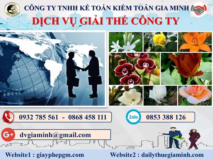 Dịch vụ giải thể công ty trọn gói giá rẻ tại Quận Lê Chân 4 Thủ tục giải thể công ty trọn gói giá rẻ tại Quận Lê Chân