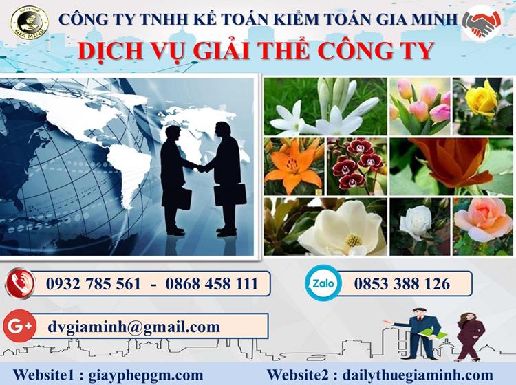 Dịch vụ giải thể công ty trọn gói giá rẻ tại Quận Liên Chiểu 4 Thủ tục giải thể công ty trọn gói giá rẻ tại Quận Liên Chiểu
