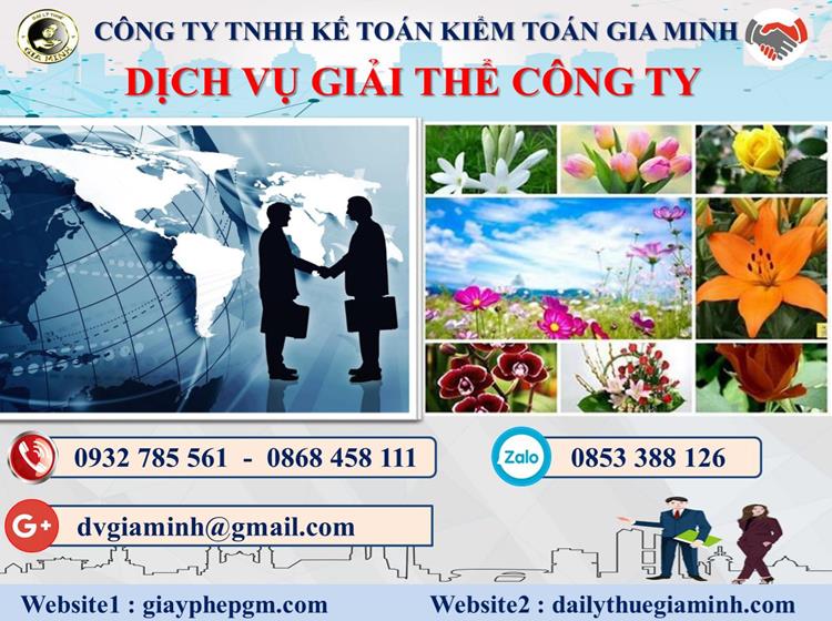 Dịch vụ giải thể công ty trọn gói giá rẻ tại Quận Ô Môn 4 Thủ tục giải thể công ty trọn gói giá rẻ tại Quận Ô Môn