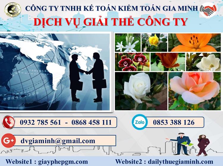 Dịch vụ giải thể công ty trọn gói giá rẻ tại Quận Tân Phú uy tín, nhanh chóng 4 Thủ tục giải thể công ty trọn gói giá rẻ tại Quận Tân Phú