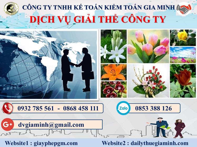 Dịch vụ giải thể công ty trọn gói giá rẻ tại Thái Bình 4 Thủ tục giải thể công ty trọn gói giá rẻ tại Thái Bình