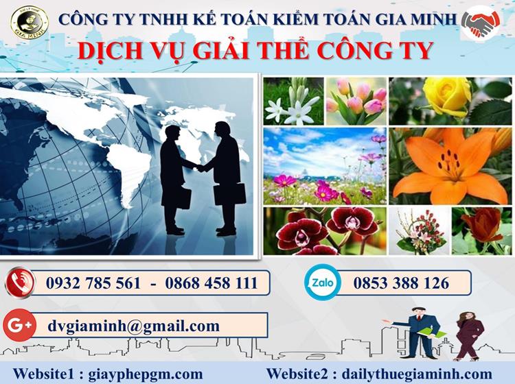 Dịch vụ giải thể công ty trọn gói giá rẻ tại Thái Nguyên 4 Thủ tục giải thể công ty trọn gói giá rẻ tại Thái Nguyên