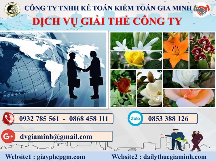 Dịch vụ giải thể công ty trọn gói giá rẻ tại Thanh Hóa 4 Thủ tục giải thể công ty trọn gói giá rẻ tại Thanh Hóa