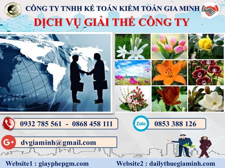 Dịch vụ giải thể công ty trọn gói giá rẻ tại Thị Xã Sơn Tây 4 Thủ tục giải thể công ty trọn gói giá rẻ tại Thị Xã Sơn Tây