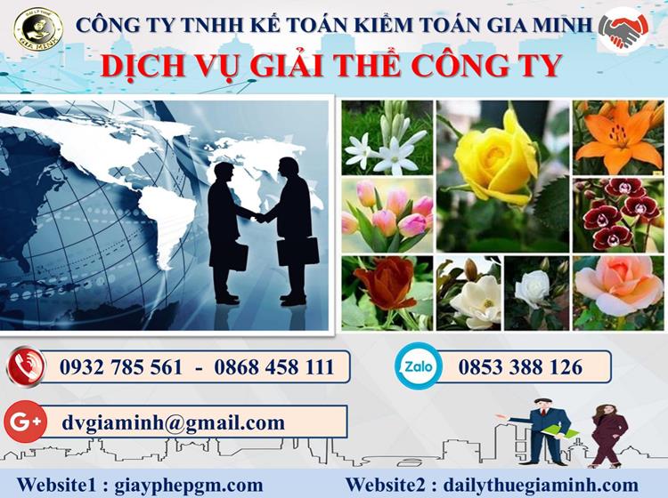 Dịch vụ giải thể công ty trọn gói giá rẻ tại Vĩnh Phúc 4 Thủ tục giải thể công ty trọn gói giá rẻ tại Vĩnh Phúc