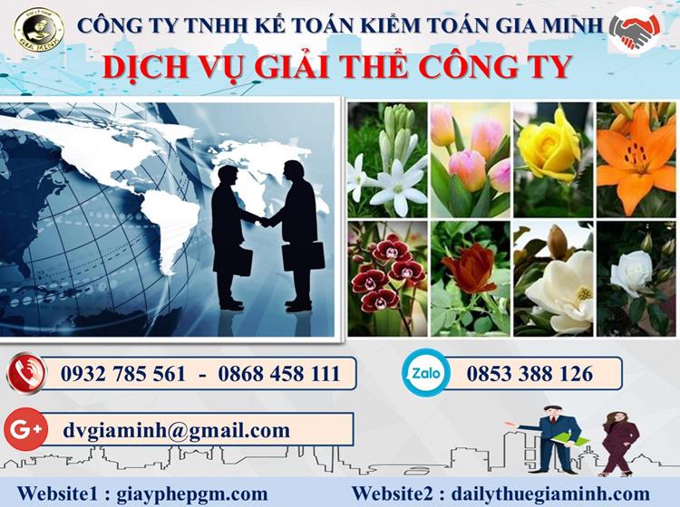 Dịch vụ giải thể công ty trọn gói giá rẻ tại Yên Bái 4 Thủ tục giải thể công ty trọn gói giá rẻ tại Yên Bái