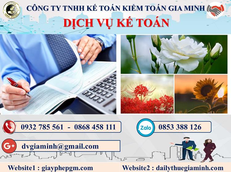 Dịch vụ kế toán báo cáo thuế tại Huyện Nhà Bè 4 Thủ tục DVKT báo cáo thuế tại Huyện Nhà Bè