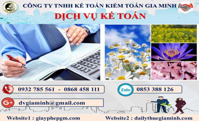 Dịch vụ kế toán báo cáo thuế tại Nha Trang 4 Thủ tục DVKT báo cáo thuế tại Nha Trang
