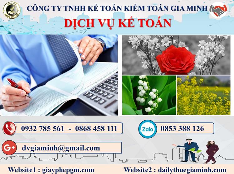Dịch vụ kế toán báo cáo thuế tại Quận Bình Thạnh 4 Thủ tục DVKT báo cáo thuế tại Quận Bình Thạnh