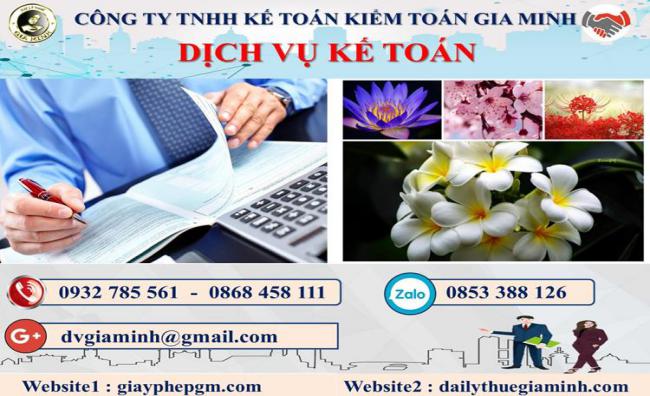 Dịch vụ kế toán báo cáo thuế tại Thành Phố Hải Phòng 4 Thủ tục dịch vụ kế toán báo cáo thuế tại Thành Phố Hải Phòng