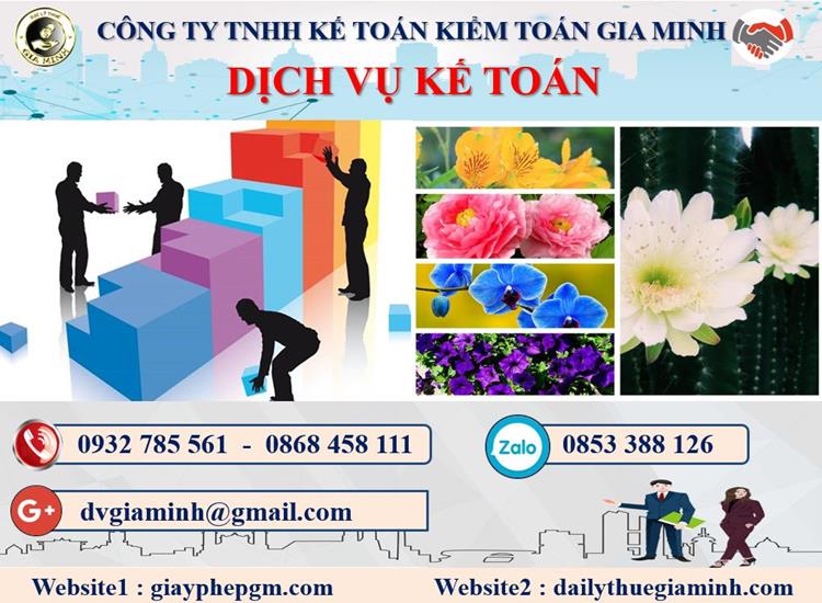 Dịch vụ kế toán chuyên nghiệp tại Huyện Quốc Oai 4 Thủ tục dịch vụ kế toán chuyên nghiệp tại Huyện Quốc Oai