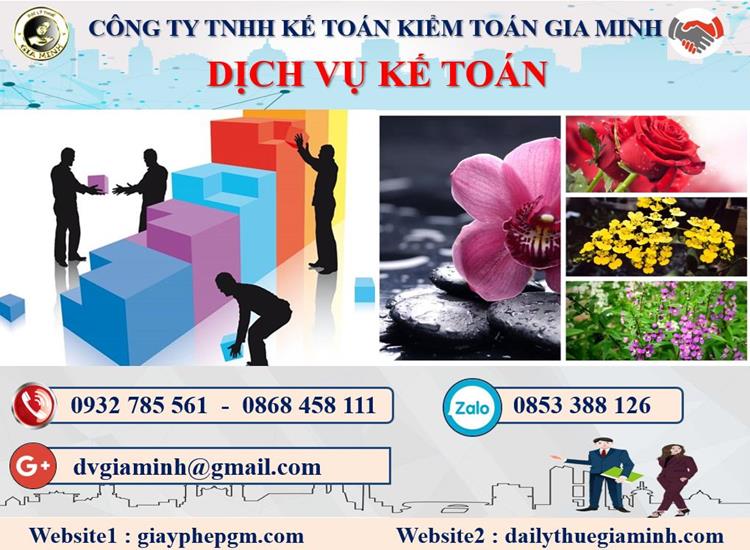 Dịch vụ kế toán chuyên nghiệp tại Quận Bình Thạnh 4 Thủ tục dịch vụ kế toán chuyên nghiệp tại Quận Bình Thạnh