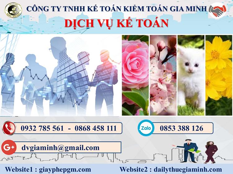Dịch vụ kế toán giá rẻ tại Bắc Kạn 4 Thủ tục kế toán tại Bắc Kạn
