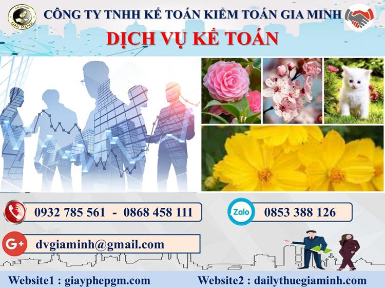Dịch vụ kế toán giá rẻ tại Bình Phước – Uy tín, nhanh chóng, chuyên nghiệp 4 Thủ tục kế toán tại Bình Phước