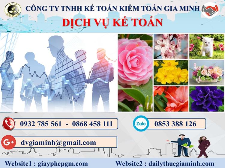 Dịch vụ kế toán giá rẻ tại Huyện đảo Bạch Long Vĩ 4 Thủ tục kế toán tại Huyện đảo Bạch Long Vĩ