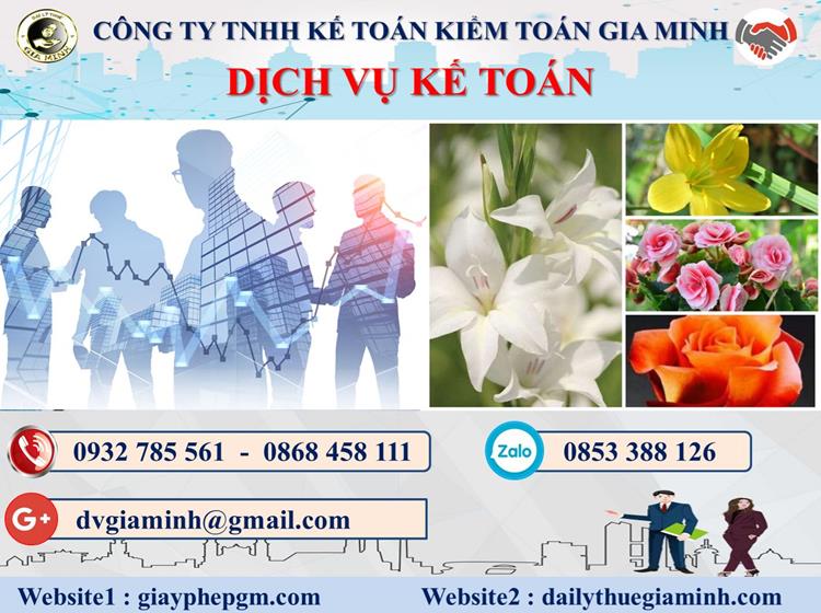 Dịch vụ kế toán giá rẻ tại Huyện Thới Lai 4 Thủ tục kế toán tại Huyện Thới Lai