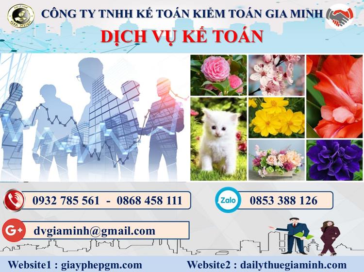 Dịch vụ kế toán giá rẻ tại Quận Hải An 4 Thủ tục kế toán tại Quận Hải An