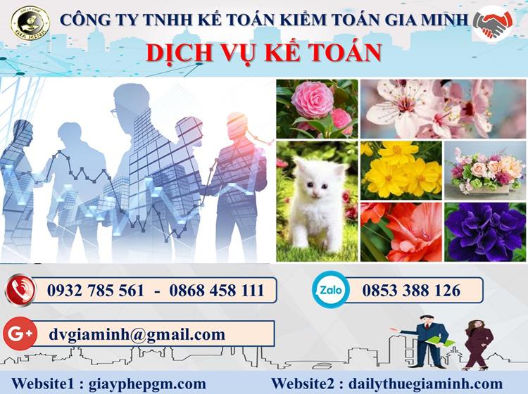 Dịch vụ kế toán giá rẻ tại TP Cần Thơ 4 Thủ tục kế toán tại TP Cần Thơ