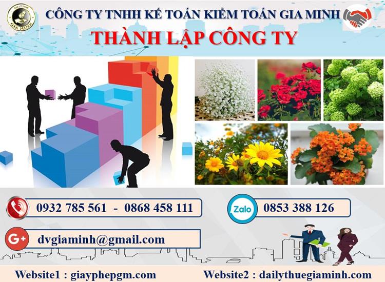 Thủ tục thành lập doanh nghiệp ở Bình Phước