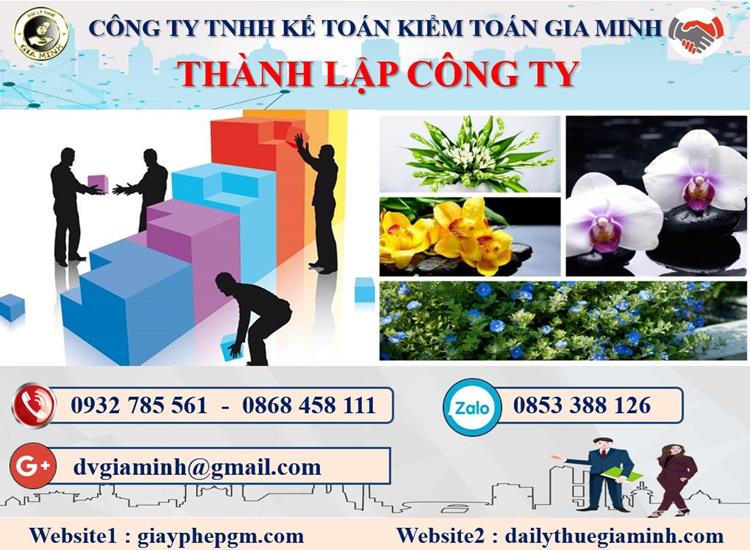 Thủ tục thành lập doanh nghiệp ở Huyện An Dương