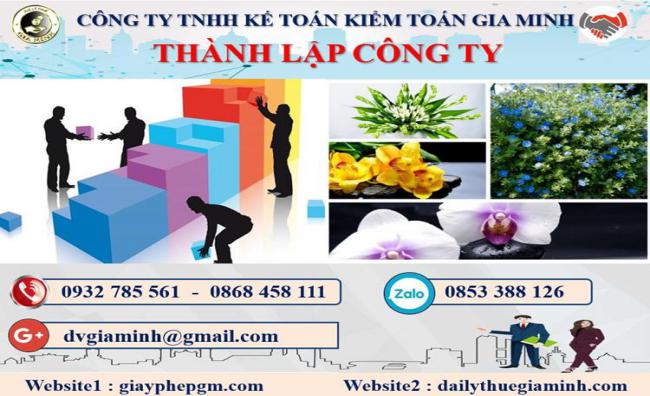 Thủ tục thành lập doanh nghiệp ở Huyện An Lão