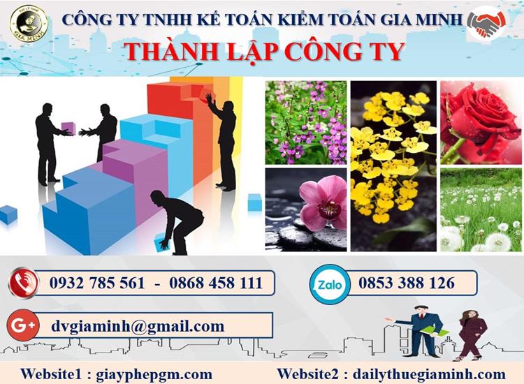 Thủ tục thành lập doanh nghiệp ở Huyện Hòa Vang