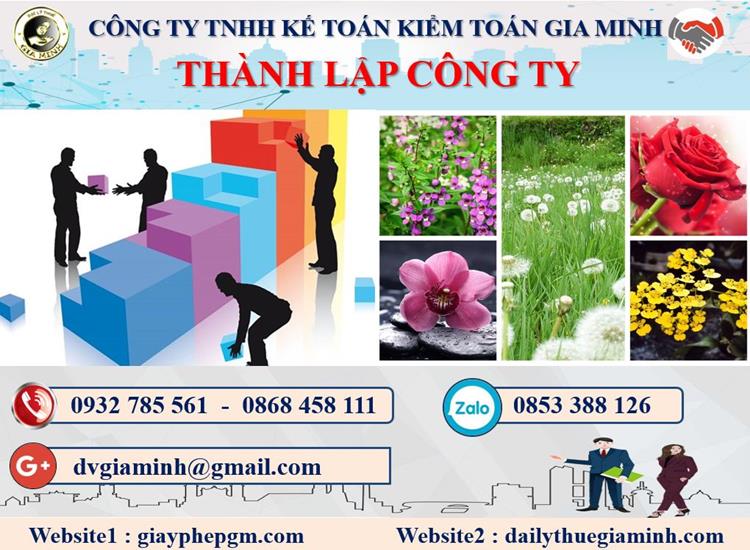 Thủ tục thành lập doanh nghiệp ở Huyện Hoàng Sa