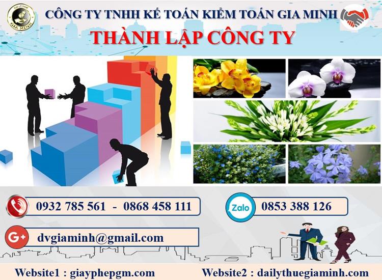 Thủ tục thành lập doanh nghiệp ở Huyện Thủy Nguyên