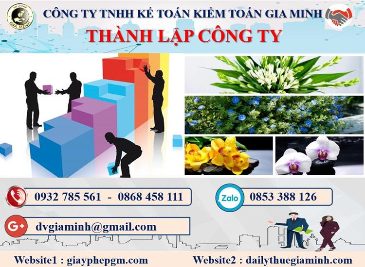 Thủ tục thành lập doanh nghiệp ở Quận Dương Kinh