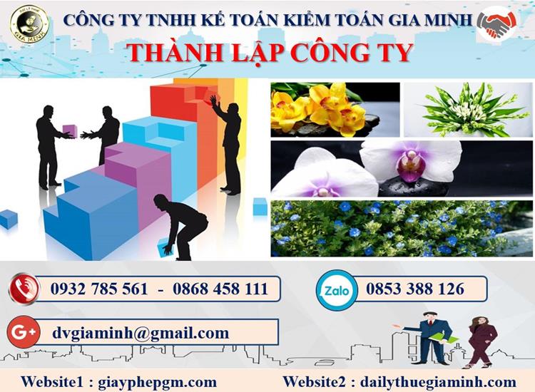 Thủ tục thành lập doanh nghiệp ở Quận Hồng Bàng