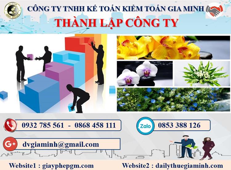 Thủ tục thành lập doanh nghiệp ở Quận Lê Chân