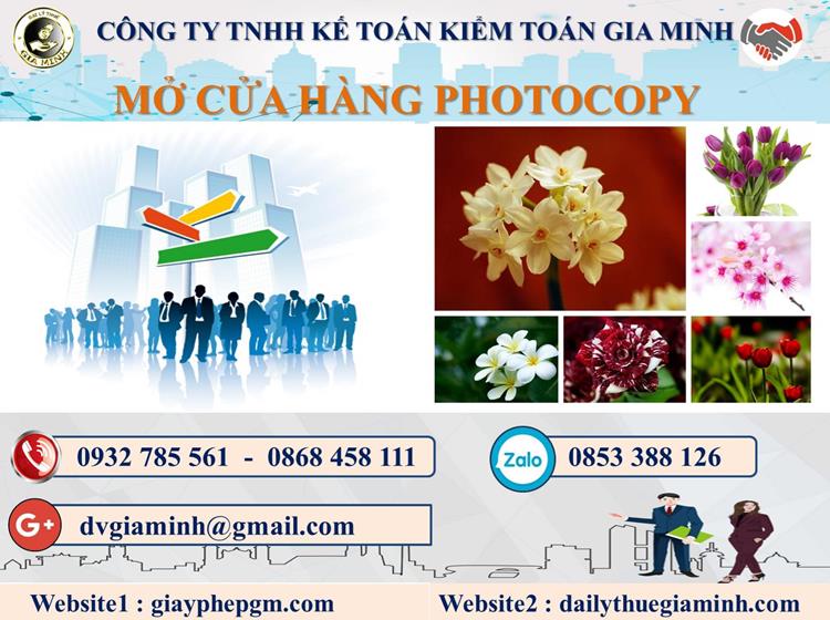 Mở cửa hàng photocopy tại Bình Định 4 Thủ tục mở cửa hàng tại Bình Định