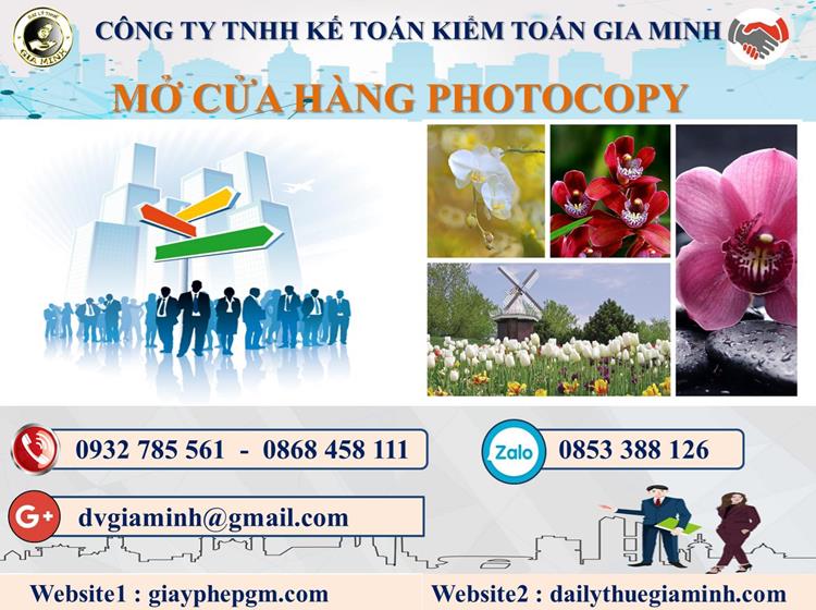 Mở cửa hàng photocopy tại TP Hà Nội 4 Thủ tục mở cửa hàng tại TP Hà Nội
