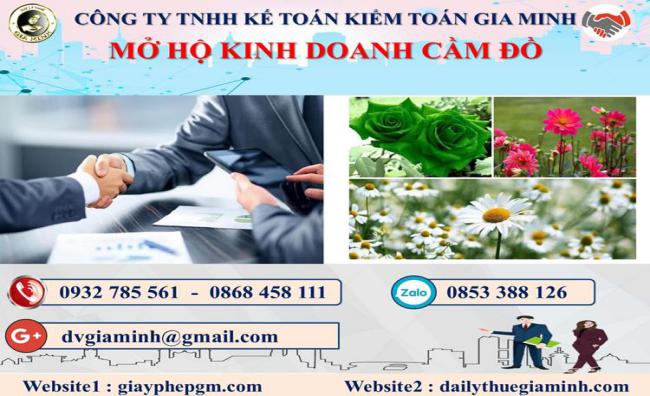 Mở hộ kinh doanh cầm đồ tại Huyện Cần Giờ 1 Thủ tục mở HKD cầm đồ tại Huyện Cần Giờ