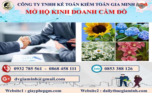 Mở hộ kinh doanh cầm đồ tại Huyện Thạch Oai 1 Thủ tục mở hộ kinh doanh cầm đồ tại Huyện Thạch Oai