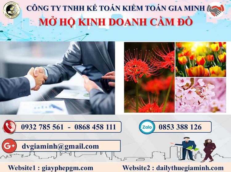 Mở hộ kinh doanh cầm đồ tại Quận 1 1 Thủ tục mở HKD cầm đồ tại Quận 1