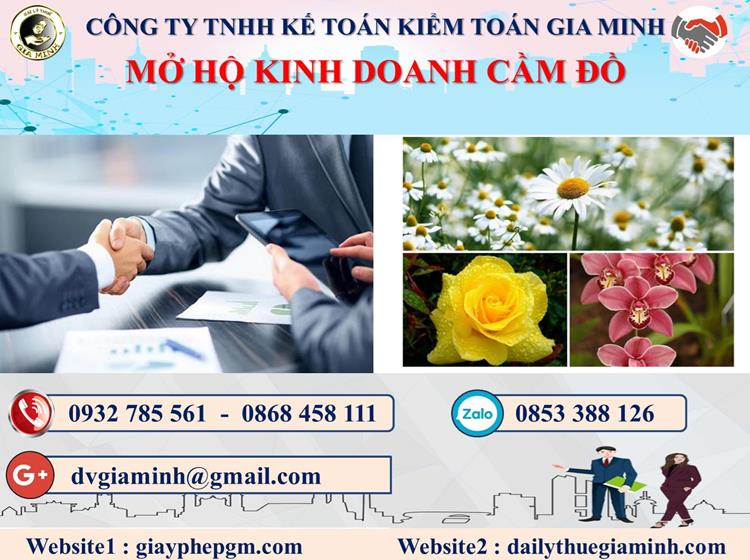 Mở hộ kinh doanh cầm đồ tại Quận 8 1 Thủ tục mở HKD cầm đồ tại Quận 8