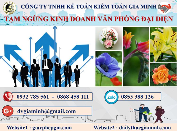 Tạm ngừng kinh doanh văn phòng đại diện tại Cao Bằng 4 Thủ tục tạm ngừng kinh doanh văn phòng đại diện tại Cao Bằng
