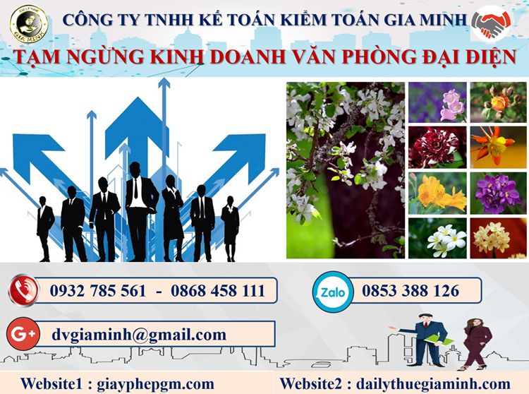 Tạm ngừng kinh doanh văn phòng đại diện tại Huyện Ba Vì 4 Thủ tục tạm ngừng kinh doanh văn phòng đại diện tại Huyện Ba Vì