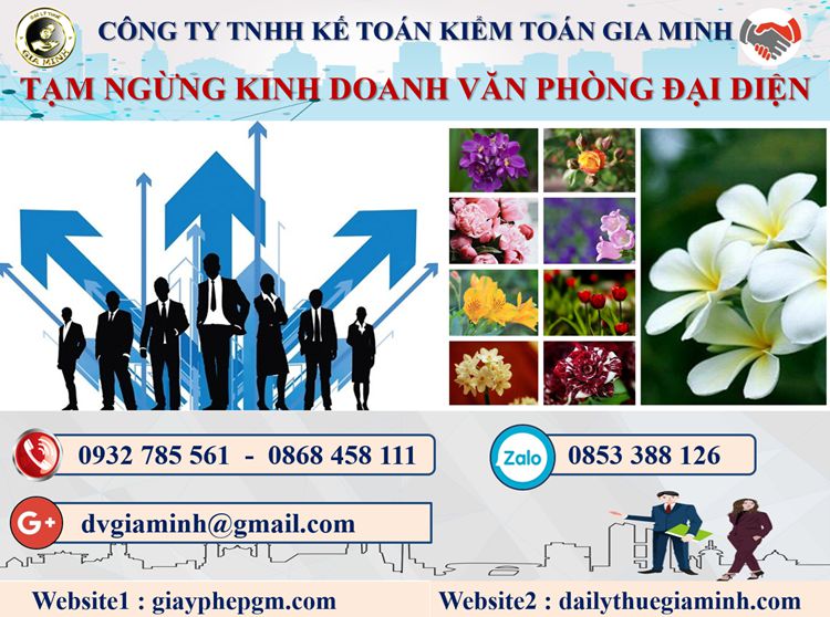 Thủ tục tạm ngừng kinh doanh văn phòng đại diện tại Huyện Quốc Oai