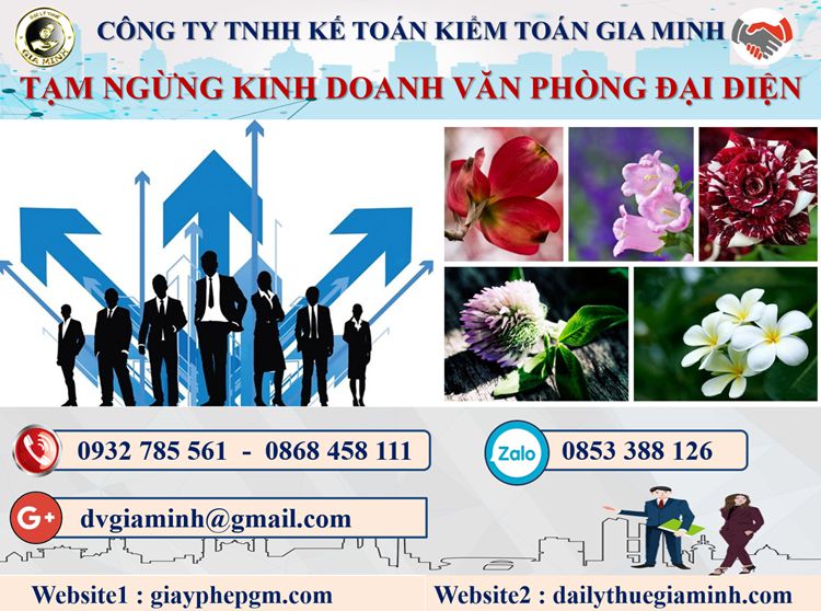 Thủ tục tạm ngừng kinh doanh văn phòng đại diện tại Huyện Thạch Thất