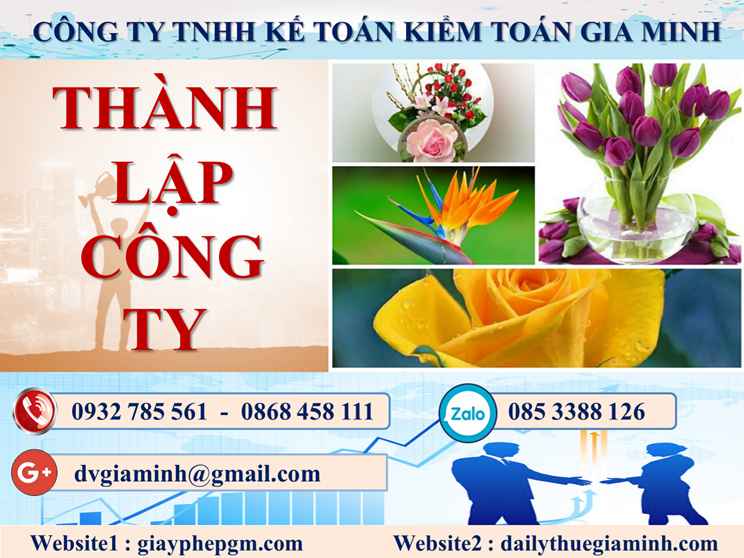 Thành lập công ty âm nhạc tại Long An