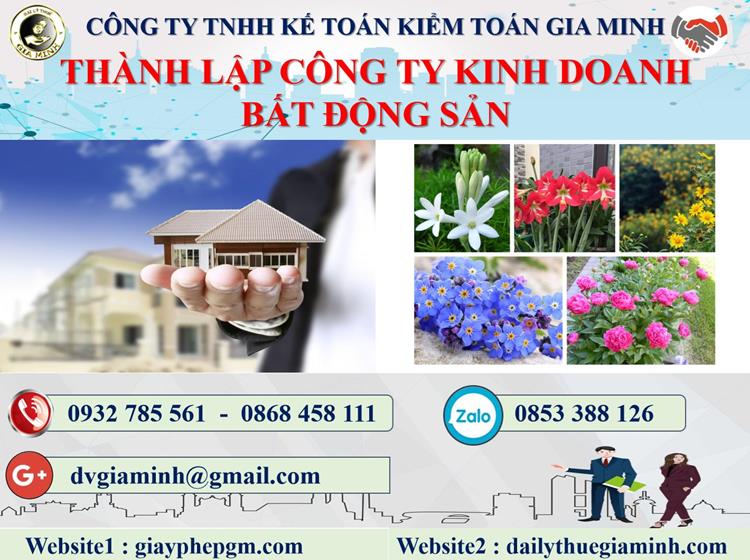 Thành lập công ty kinh doanh bất động sản tại Quận 8 4 Thủ tục thành lập công ty kinh doanh BĐS tại Quận 8