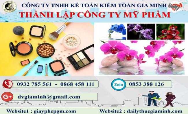 Thủ tục thành lập doanh nghiệp kinh doanh mỹ phẩm tại Hải Phòng