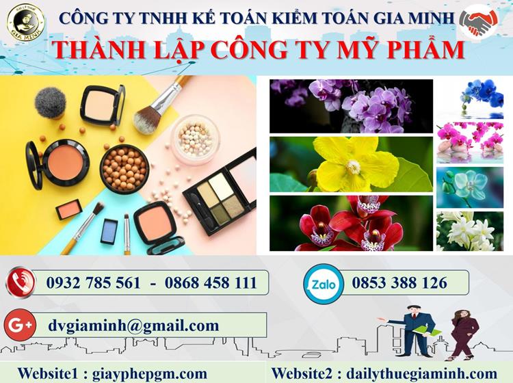 Thủ tục thành lập doanh nghiệp kinh doanh mỹ phẩm tại Hưng Yên