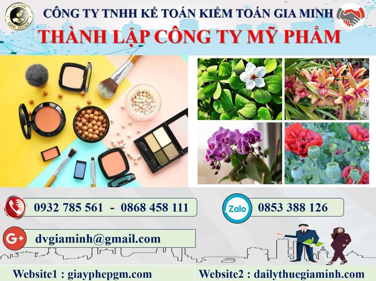 Thủ tục thành lập doanh nghiệp kinh doanh mỹ phẩm tại huyện Nhà Bè