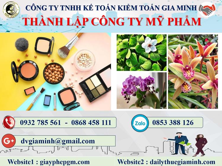Thủ tục thành lập doanh nghiệp kinh doanh mỹ phẩm tại Quận 12