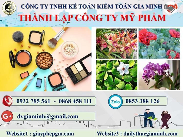 Thủ tục thành lập doanh nghiệp kinh doanh mỹ phẩm tại Quận 2