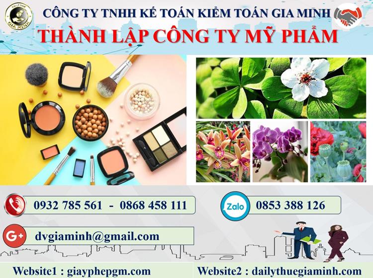 Thủ tục thành lập doanh nghiệp kinh doanh mỹ phẩm tại Quận 9