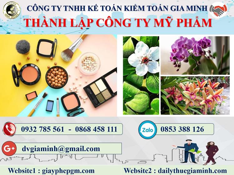 Thủ tục thành lập doanh nghiệp kinh doanh mỹ phẩm tại Quận Bình Thạnh